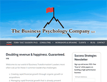 Tablet Screenshot of businesspsychology.com
